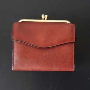 *Vintage* Rolfs Red Leather Wallet